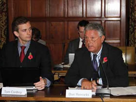 Don Horrocks, the Alliance’s head of public affairs, gives evidence at the Clearing the Ground inquiry