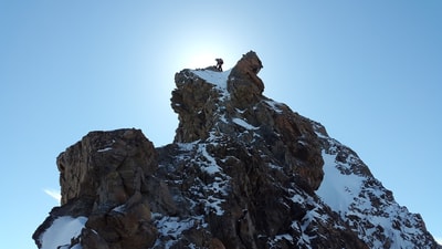Climbing mountain