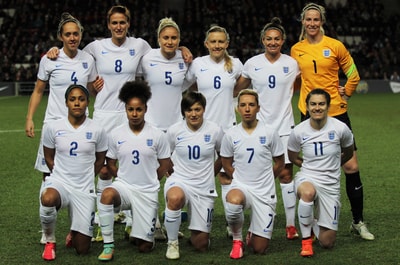 England ladies team photo