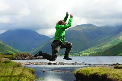 Freedom leaping lake