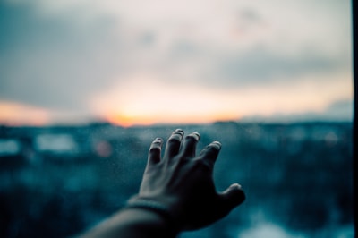 Hand Reaching For The Horizon