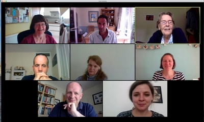 Trauma healing Zoom meeting