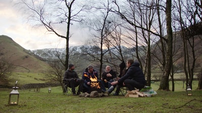 Camp Fire Talking Jesus