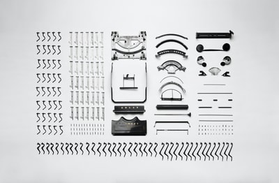 Deconstructed typewriter