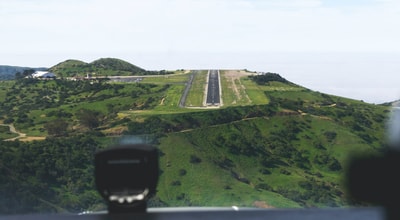 Mountain airport runway