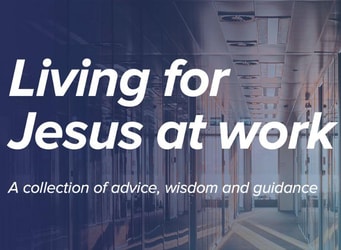 Living for Jesus at work website card