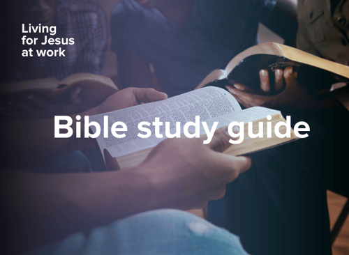 Living for Jesus at work bible study web card