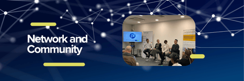 Blue White Patterns Digital Business Blog Banner