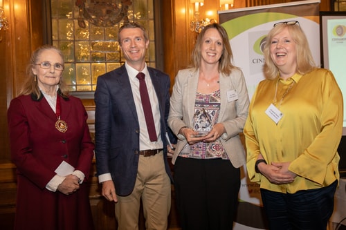 Joy Wright winning Project Lab Final