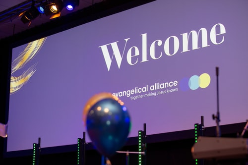 OPC Celebration welcome on screen