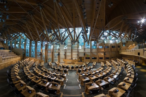 Scottish Parliament Debating Chamber 2