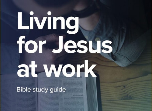 Living for Jesus at work bible study website card