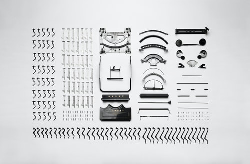 Deconstructed typewriter