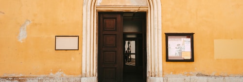 Church door open