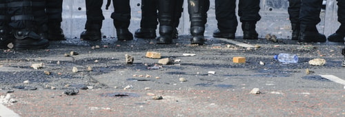 Riot police