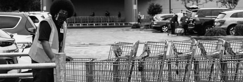 Shopping trolley coronavirus