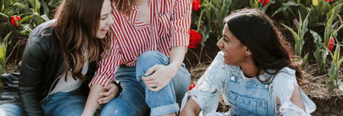 women laughing
