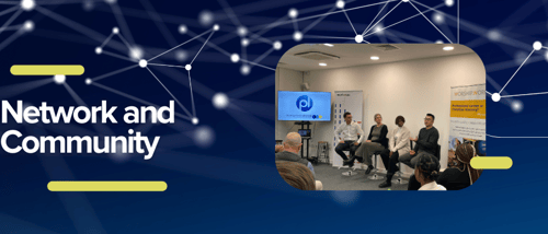 Blue White Patterns Digital Business Blog Banner