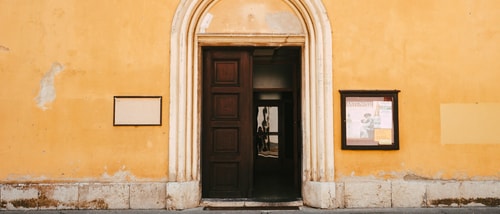 Church door open