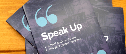 Speak Up web banner