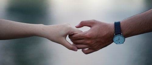 Blurred Background Hands Holding Hands 715807