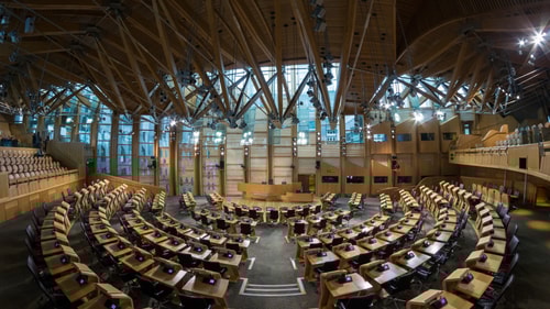 Scottish Parliament Debating Chamber 2