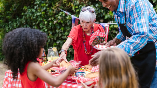 Grandparents and children