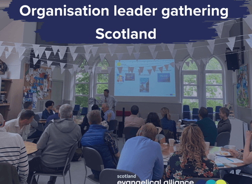 Organisation leader gathering card