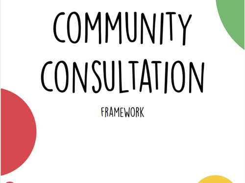 Community Consultation Framework cover