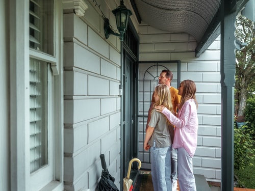 Neighbours on doorstep