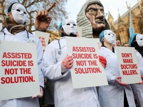 Assisted Dying Demonstration in November