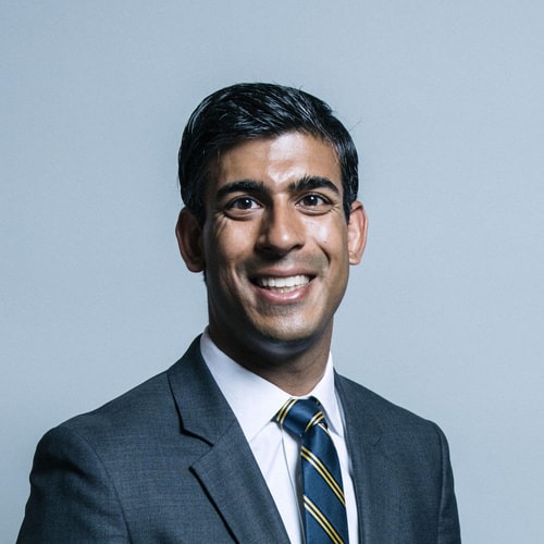 Official portrait of Rishi Sunak crop 1
